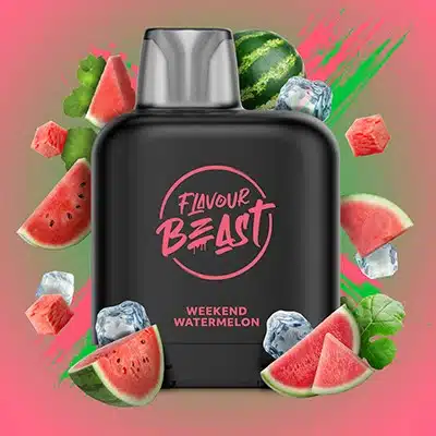 Weekend Watermelon Iced Pods Level X by Flavour Beast 1 Weekend Watermelon Iced Pods Level X by Flavour Beast