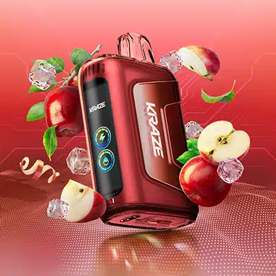 Red Apple Iced Kraze HD2.0 Disposable Vape 1 Red Apple Iced Kraze HD2.0 Disposable Vape