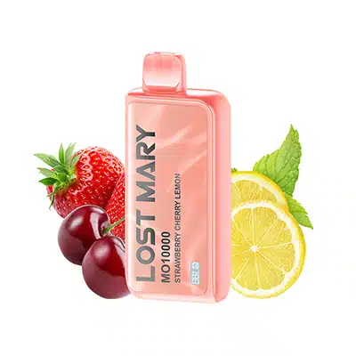 Strawberry Cherry Lemon Lost Mary MO10000 Disposable Vape 1 Strawberry Cherry Lemon Lost Mary MO10000 Disposable Vape