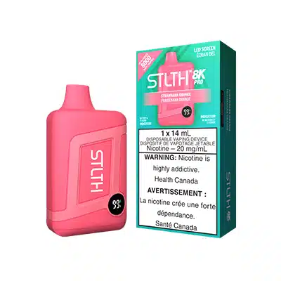 Strawnana Orange STLTH 8K Pro Disposable Vape 1 Strawnana Orange STLTH 8K Pro Disposable Vape