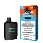 Peach Blue Razz Ice Loop 2 9K Pod by STLTH