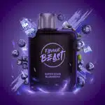 Super Sour Blueberry Iced Pods Level X G2 by Flavour Beast Boost