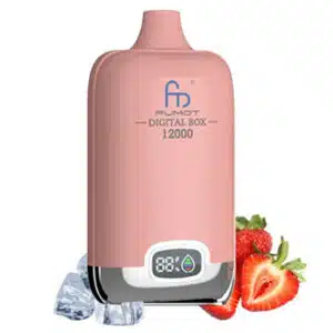 Strawberry Ice Fumot 12000 Puff RandM Digital Box Disposable Vape