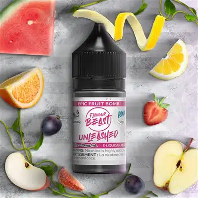 Epic Fruit Bomb Iced Unleashed Flavour Beast Salts 1 Epic Fruit Bomb Iced Unleashed Flavour Beast Salts
