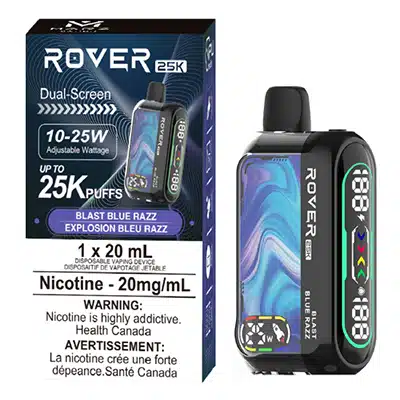 Blast Blue Razz Rover 25K by Marz Vapor Disposable Vape 1 Blast Blue Razz Rover 25K by Marz Vapor Disposable Vape