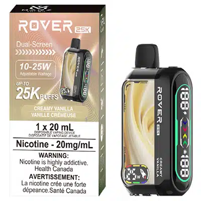 Creamy Vanilla Rover 25K by Marz Vapor Disposable Vape 1 Creamy Vanilla Rover 25K by Marz Vapor Disposable Vape