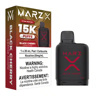 Black Cherry Marz X pods by Marz Vapor 1 Black Cherry Marz X pods by Marz Vapor