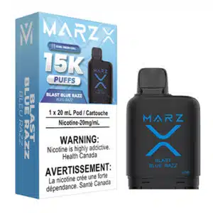Blast Blue Razz Marz X pods by Marz Vapor