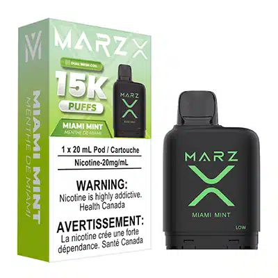 Miami Mint Marz X pods by Marz Vapor 1 Miami Mint Marz X pods by Marz Vapor