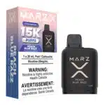 Peach Blue Razz Marz X pods by Marz Vapor