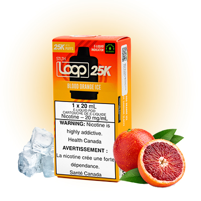 Blood Orange Ice Loop 25K Pod by STLTH 1 Blood Orange Ice Loop 25K Pod by STLTH