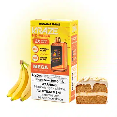 Banana Bake Kraze HD Mega Disposable Vape 1 Banana Bake Kraze HD Mega Disposable Vape