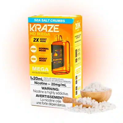 Sea Salt Crumbs Kraze HD Mega Disposable Vape 1 Sea Salt Crumbs Kraze HD Mega Disposable Vape
