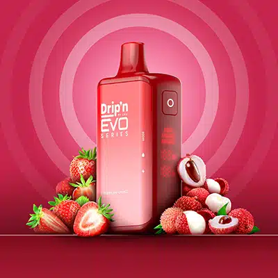 Strawberry Lychee Drip'n EVO 28K Disposable By Envi 1 Strawberry Lychee Drip'n EVO 28K Disposable By Envi