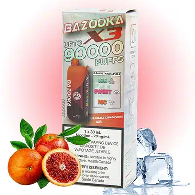 Blood Orange Ice Bazooka Vape X3 90K disposable 1 Blood Orange Ice Bazooka Vape X3 90K disposable