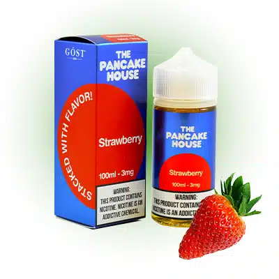 Strawberry By Gost Pncke House E-Juice 100ml 1 Strawberry By Gost Pncke House E-Juice 100ml