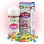 Sour Fruity Worms Pod Juice E-Liquid