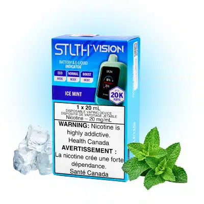 Ice Mint STLTH Vision Disposable Vape 1 Ice Mint STLTH Vision Disposable Vape