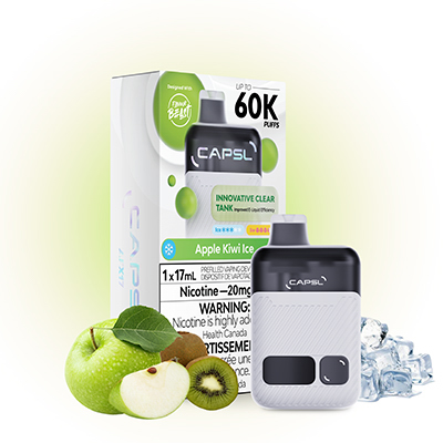 Apple Kiwi Ice CAPSL 60K Disposable Vape by Flavour Beast 1 Apple Kiwi Ice CAPSL 60K Disposable Vape by Flavour Beast