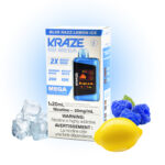 Blue Razz Lemon Ice Kraze HD Mega Disposable Vape