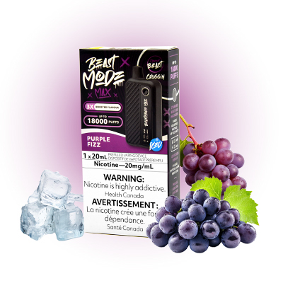 Chuggin Purple Fizz Ice Flavour Beast Mode Max 18K Disposable Vape 1 Chuggin Purple Fizz Ice Flavour Beast Mode Max 18K Disposable Vape