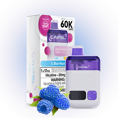 S Blue Razz CAPSL 60K Disposable Vape by Flavour Beast 1 S Blue Razz CAPSL 60K Disposable Vape by Flavour Beast