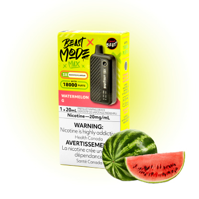 Watermelon G Flavour Beast Mode Max 18K Disposable Vape 1 Watermelon G Flavour Beast Mode Max 18K Disposable Vape