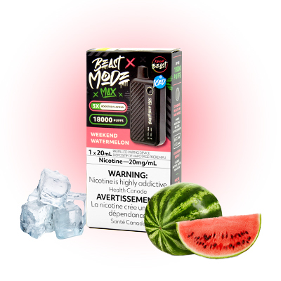 Weekend Watermelon Flavour Beast Mode Max 18K Disposable Vape 1 Weekend Watermelon Flavour Beast Mode Max 18K Disposable Vape