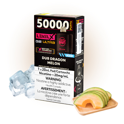Dub Dragon Melon Ice Pods Level X G2 Ultra by Flavour Beast 1 Dub Dragon Melon Ice Pods Level X G2 Ultra by Flavour Beast