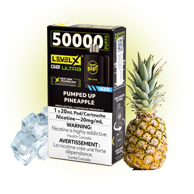 Pumped Up Pineapple Ice Pods Level X G2 Ultra by Flavour Beast 1 Pumped Up Pineapple Ice Pods Level X G2 Ultra by Flavour Beast