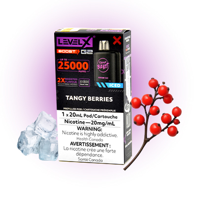 Tangy Berries Ice Pods Level X G2 by Flavour Beast Boost 1 Tangy Berries Ice Pods Level X G2 by Flavour Beast Boost