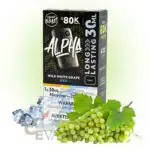 Wild White Grape Iced Alpha Disposable Vape by Flavour Beast